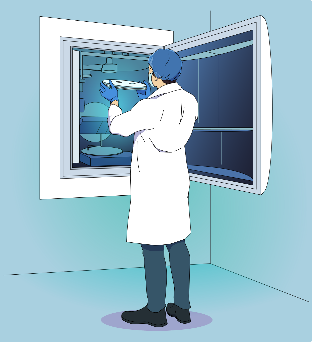 Ion Beam Sputtering technology illustration